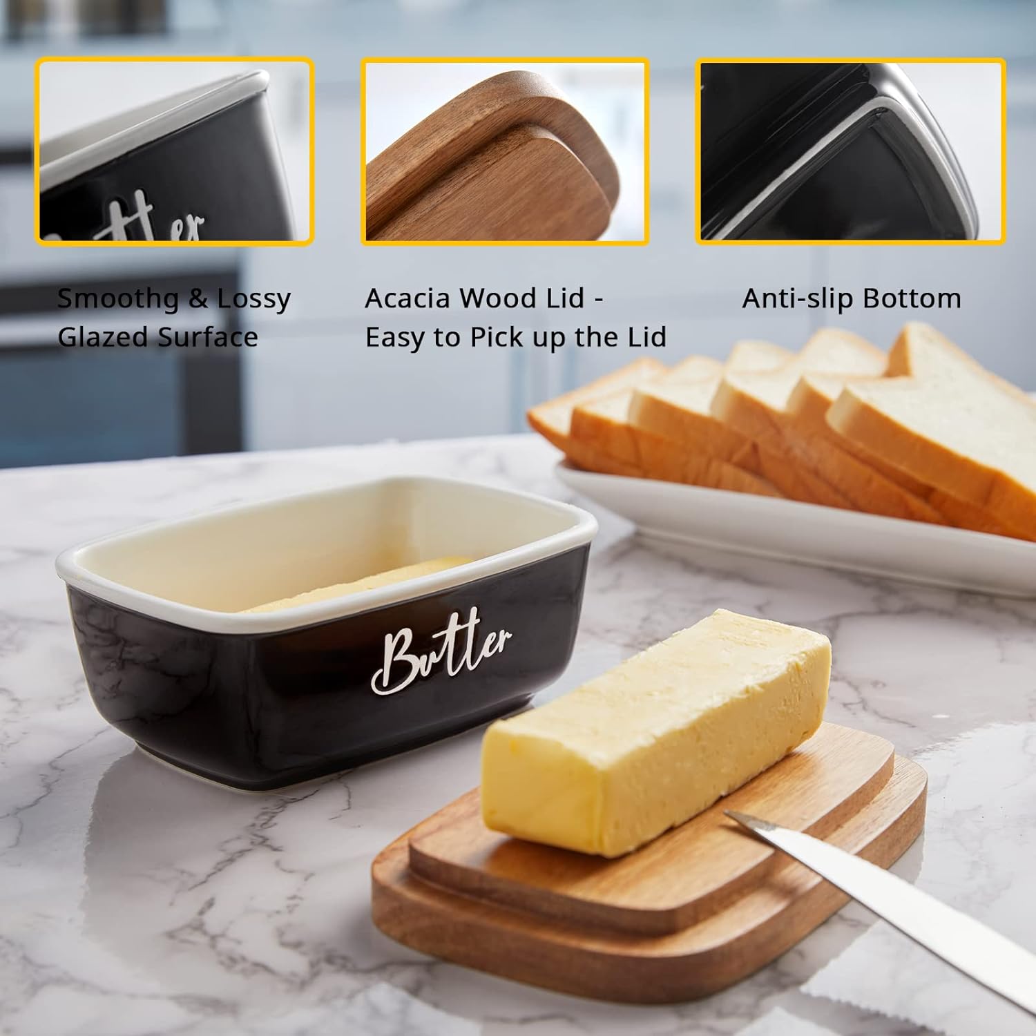 Butter Dish, Butter Dish with Lid, Butter Keeper with Lid Butter Dish, Butter Dish with Lid, Butter Keeper with Lid